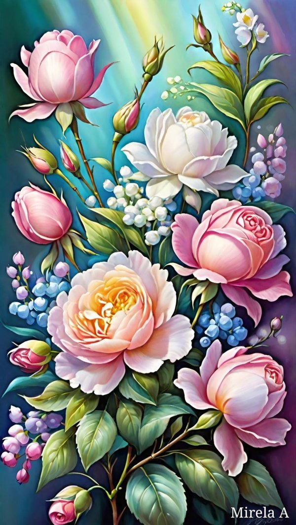 цветочные картины