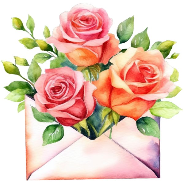 конверт красивый