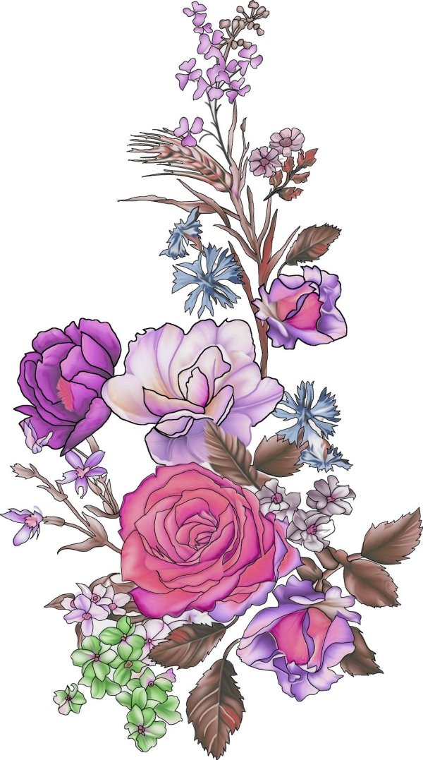 цветочные картины