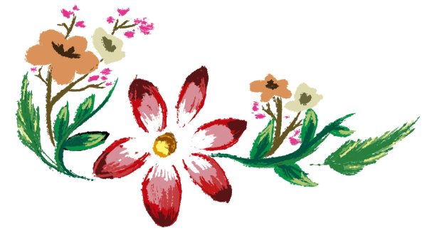 орнамент цветка