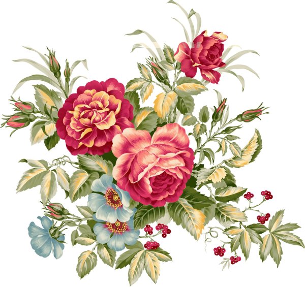 цветочные орнаменты