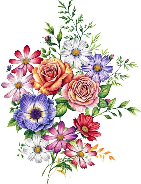 цветочный рисунок