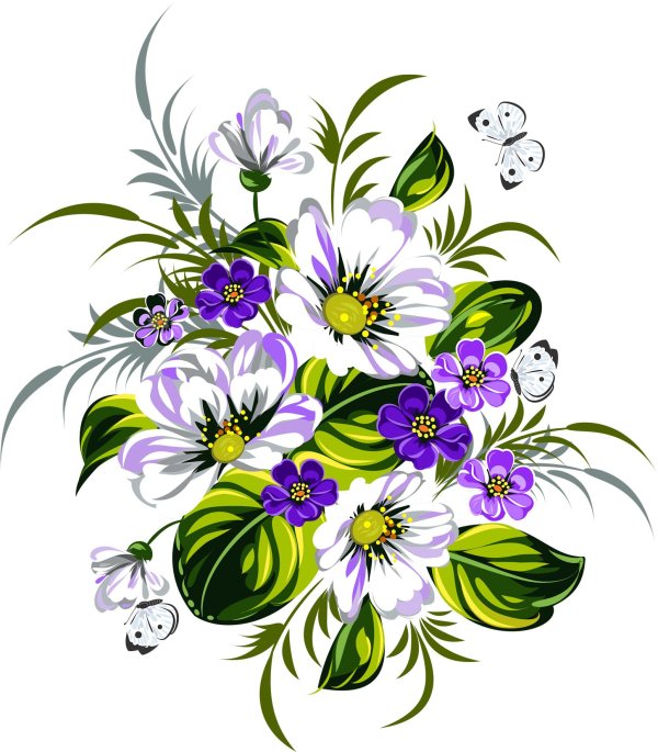 цветочная композиция рисунок