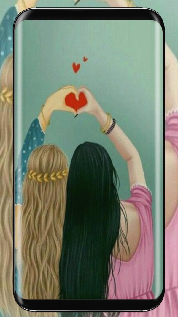 подружки рисунок