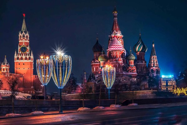 новогодняя иллюминация московский кремль