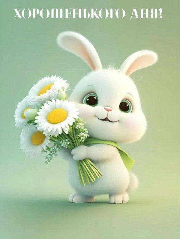 зайчик красивый