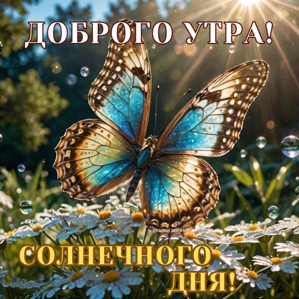 летние открытки доброе утро