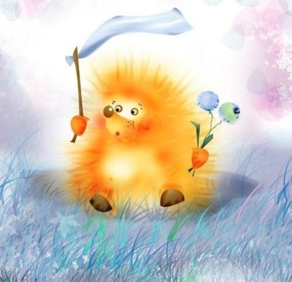 весенний ёжик