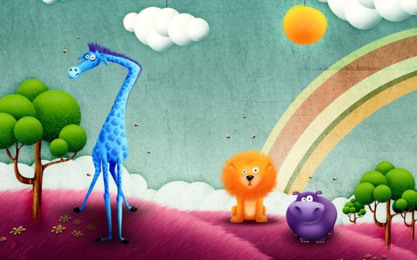 животные детские