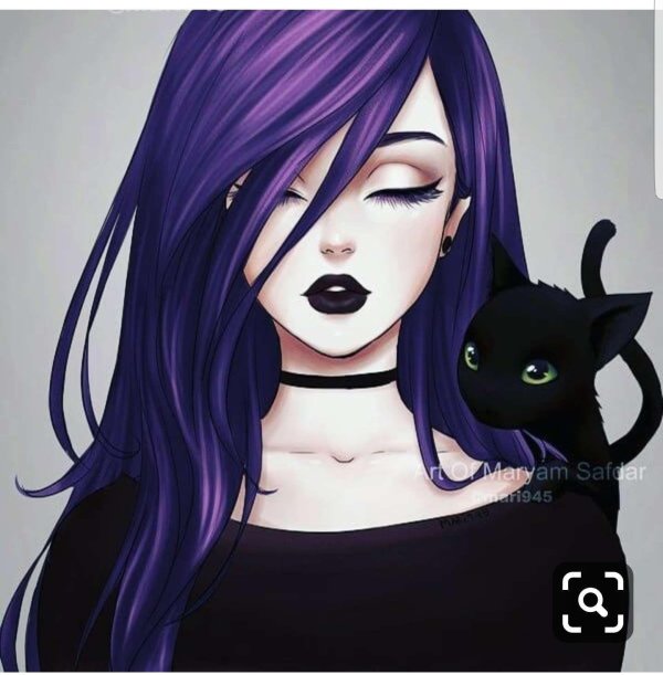 девушки с фиолетовыми волосами