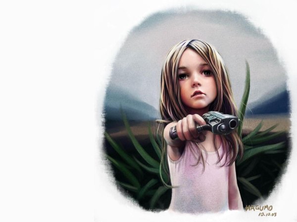 злая девочка