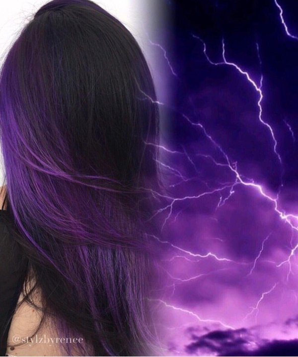 фиолетовая молния