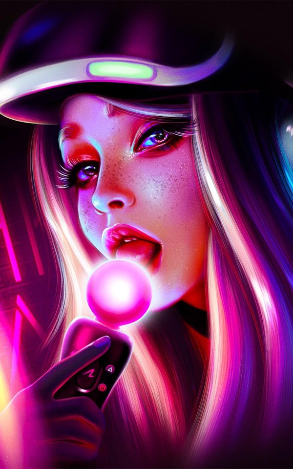 неоновые арты