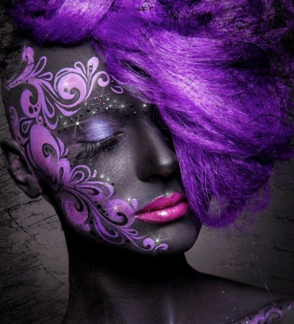 фиолетово черный