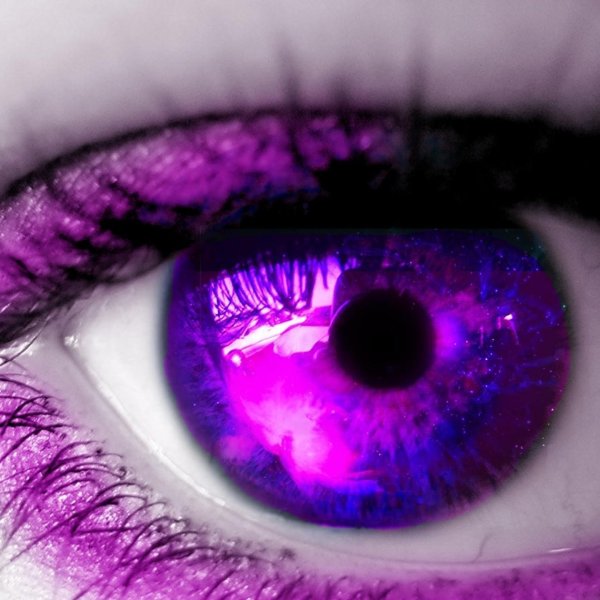 лиловые глаза