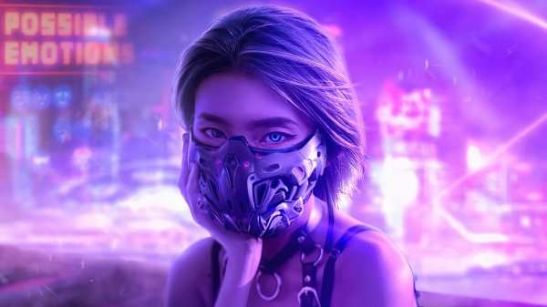 cyberpunk 2077 маск