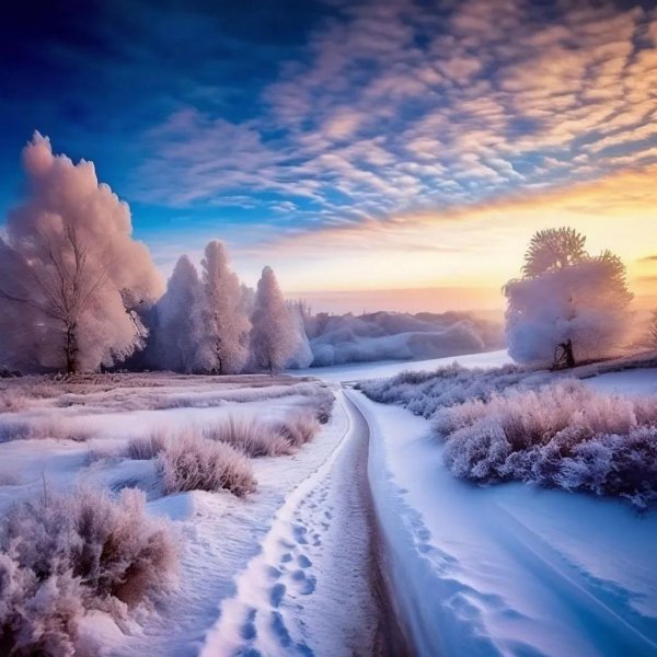 красивые пейзажи зимы