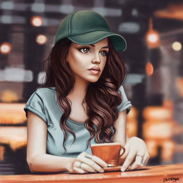 модные иллюстрации девушек