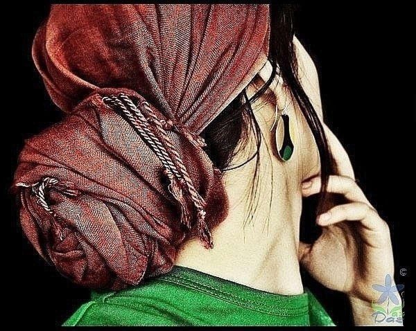 завязать платок на голове