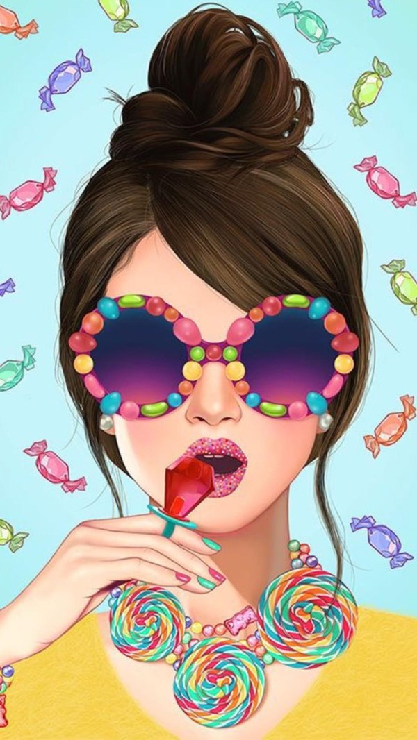 иллюстрации девушек