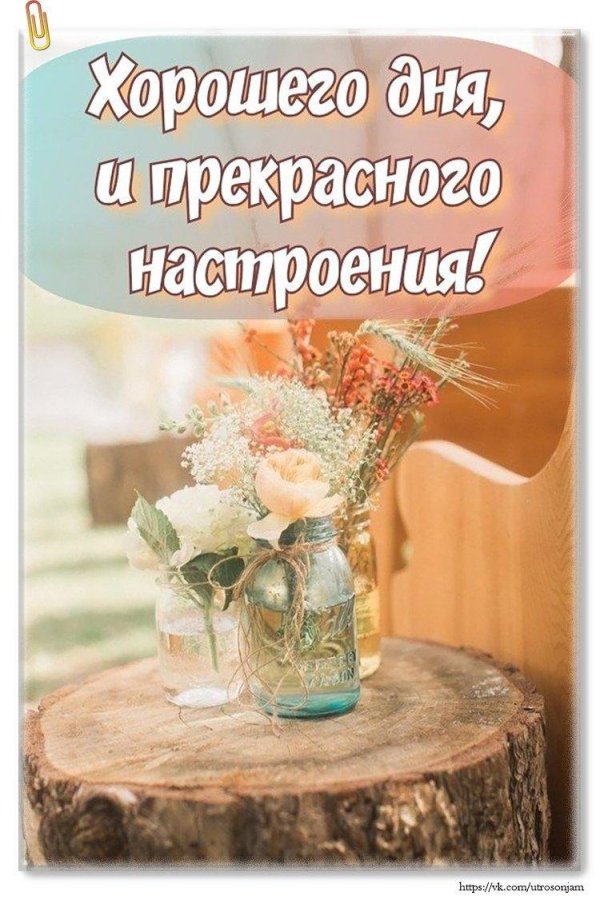 хорошего дня и отличного настроения