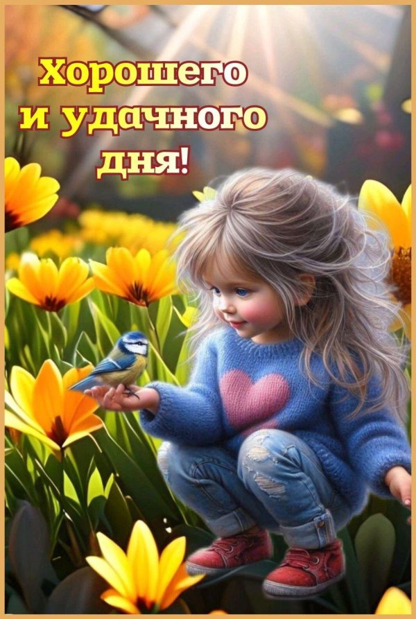 хорошего удачного дня