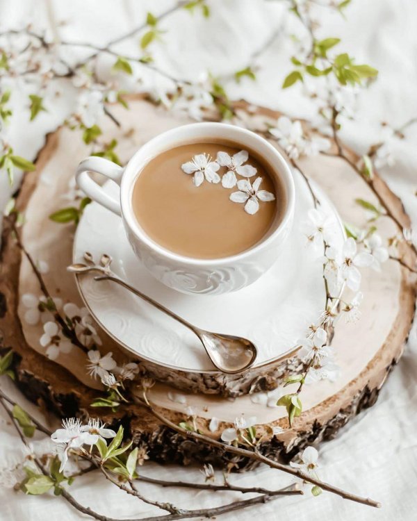 весенний кофе