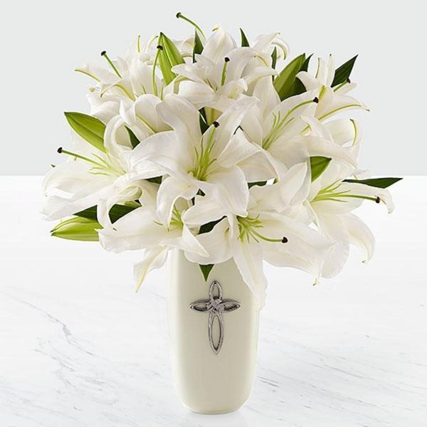 белые лилии