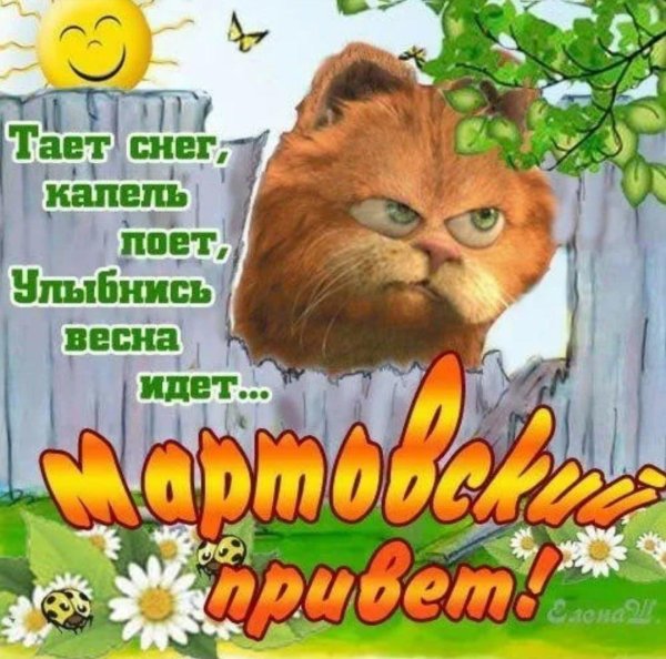 с весной прикольные