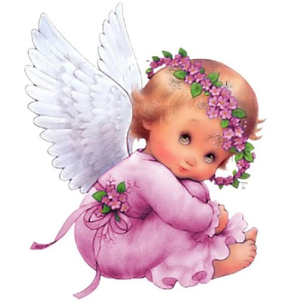 открытка ангелочек