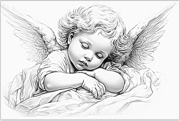 эскиз ангела
