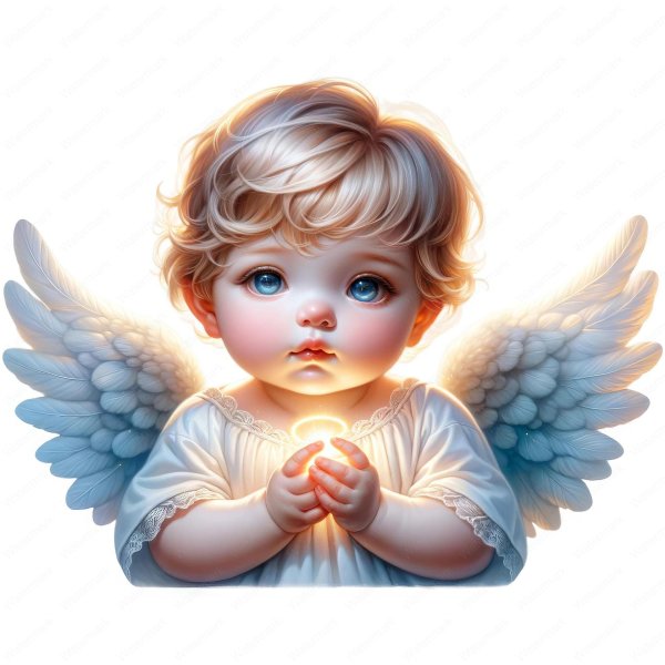 рисунок ангелочек