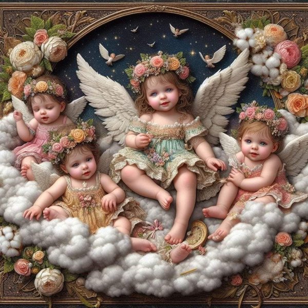 картины ангелочков