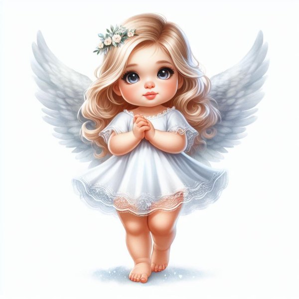 девочка ангелочек