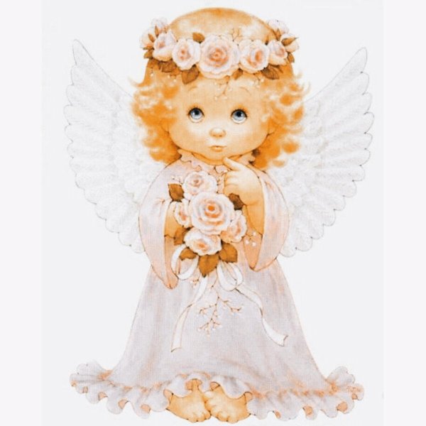 открытка с ангелочком