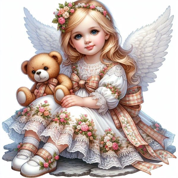 ангелочек рисунок