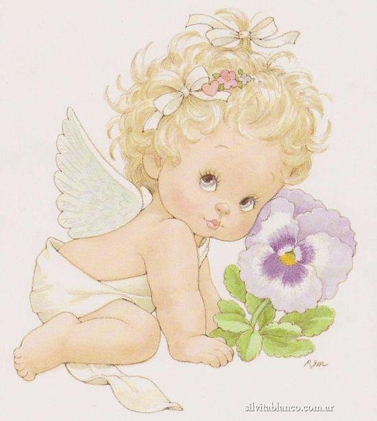открытки с ангелочками красивые