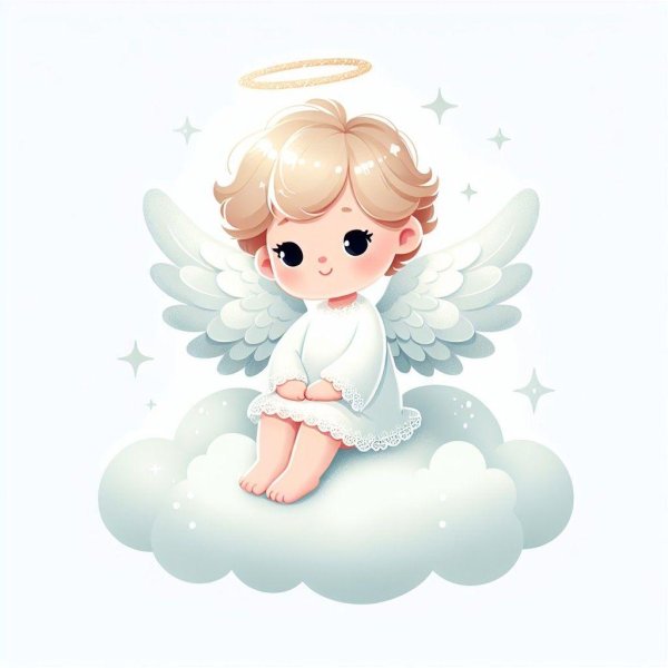 ангелочек рисунок