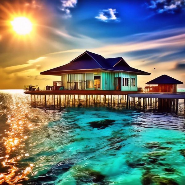 дом на мальдивах