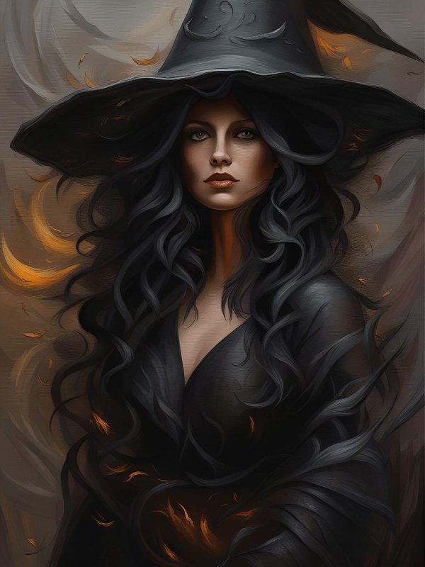 ведьма иллюстрация