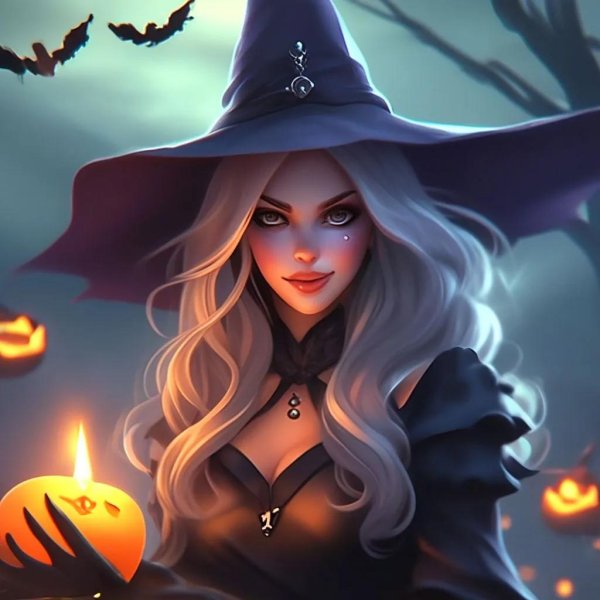 хэллоуин ведьмочка