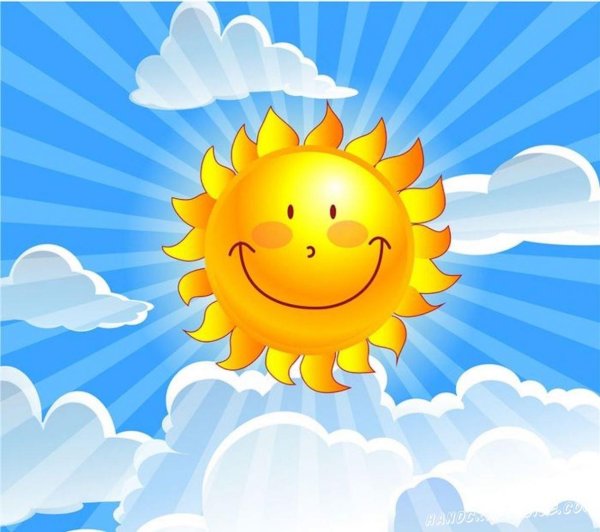 солнце мультяшная