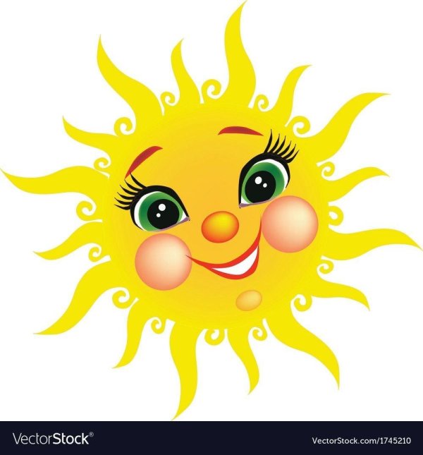 солнце с глазками