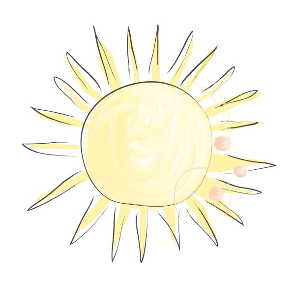 солнце иллюстрация