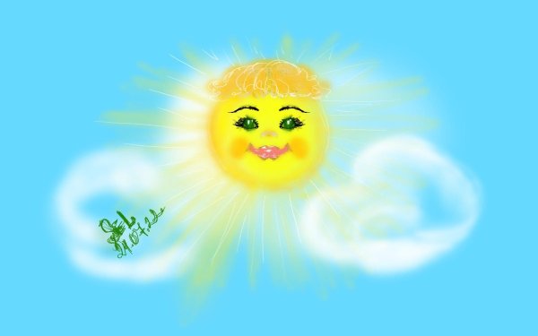 солнца рисунок