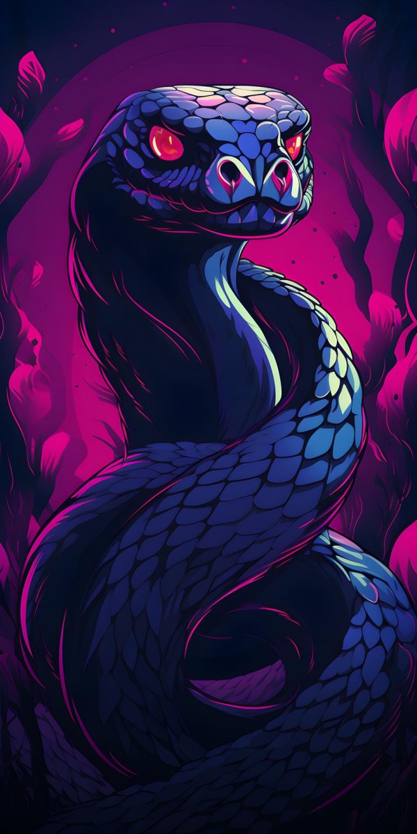 змеи рисунки