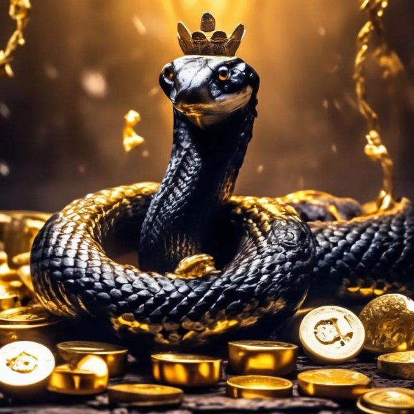 кобра с короной на голове