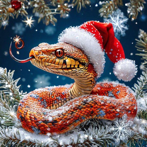 новый год змеи 2025