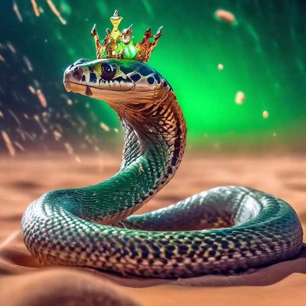 змея в короне