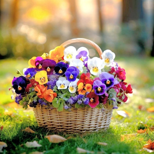 анютины глазки